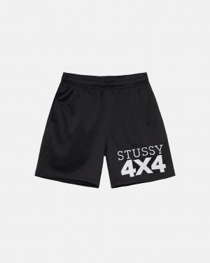 Stussy 4X4 Mesh Kurzes Kurze Hose Damen Schwarz Österreich | PCA-9151