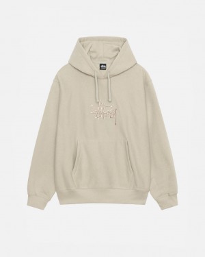 Stussy Basic Applique Hood Sweatshirts Damen Khaki Österreich | TUN-2236