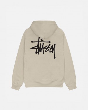 Stussy Basic Stussy Hood Sweatshirts Damen Khaki Österreich | XCF-9550