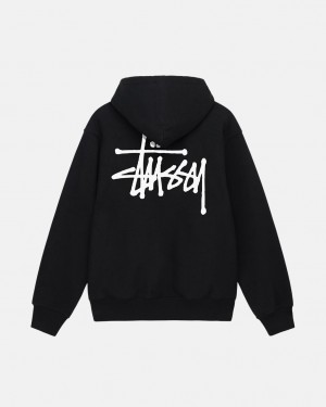 Stussy Basic Stussy Hoodie Hoodie Herren Schwarz Österreich | GPR-9393