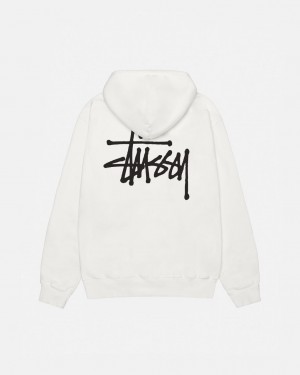 Stussy Basic Stussy Hoodie Pigment Dyed Hoodie Herren Beige Österreich | XDR-1168