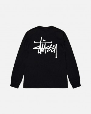 Stussy Basic Stussy Ls Tee Tees Damen Schwarz Österreich | LRC-7825