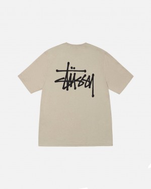 Stussy Basic Stussy Tee Tees Damen Khaki Österreich | CYE-0468