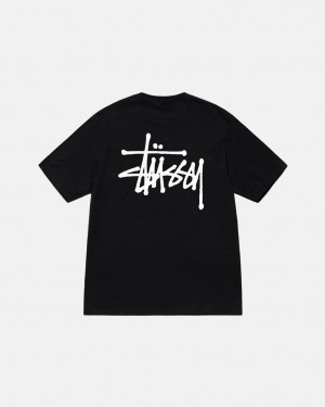 Stussy Basic Stussy Tee Tees Damen Schwarz Österreich | LQG-0973