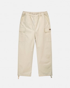 Stussy Beach Pant Ripstop Cargo Hose Damen Weiß Österreich | CFE-5964