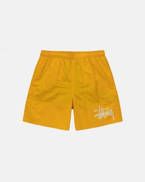 Stussy Big Basic Wasser Kurzes Bademode Damen Gelb Österreich | POD-7214