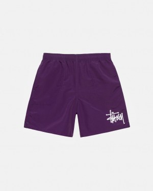 Stussy Big Basic Wasser Kurzes Bademode Damen Fuchsie Österreich | YSS-2024