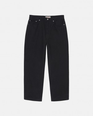 Stussy Big Ol' Jean Overdyed Denim Herren Schwarz Österreich | VYT-6090