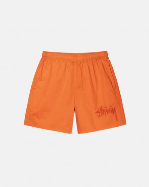 Stussy Big Stock Nylon Kurzes Kurze Hose Herren Orange Österreich | SPZ-5591