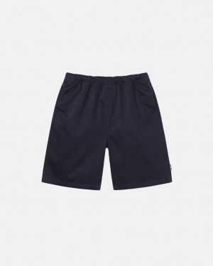 Stussy Brushed Beach Kurzes Kurze Hose Damen Navy Österreich | UCR-6092