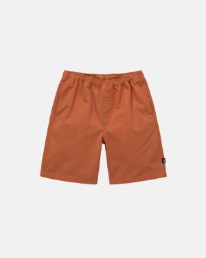 Stussy Brushed Beach Kurzes Kurze Hose Herren Braun Österreich | ONP-0076