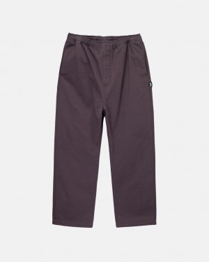 Stussy Brushed Beach Pant Hose Damen Bordeaux Österreich | LQN-6322