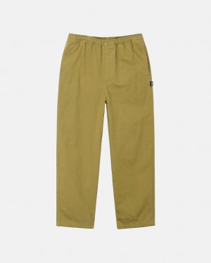 Stussy Brushed Beach Pant Hose Damen Dunkelolivgrün Österreich | KJL-1585