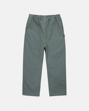 Stussy Brushed Beach Pant Hose Damen Grün Österreich | OMR-4945