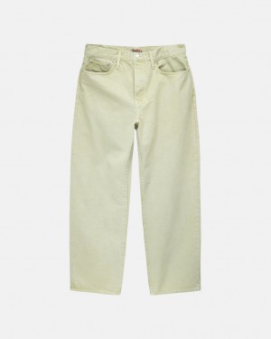 Stussy Double Dye Big 'Ol Jeans Hose Herren Weiß Österreich | GKR-3563