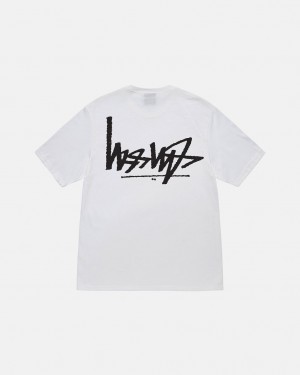 Stussy Flipped Tee Tees Damen Weiß Österreich | GMO-2240