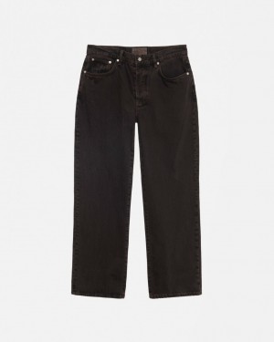 Stussy Klassische Jean Denim Hose Herren Schwarz Österreich | ZRP-6080