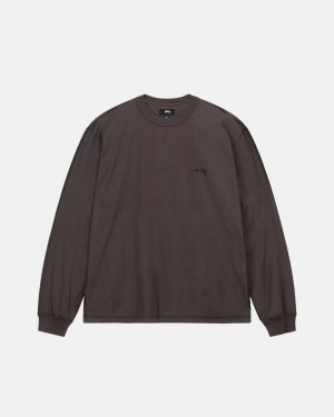 Stussy Lazy Ls Tee Oberteile Herren Schwarz Österreich | TSY-3066