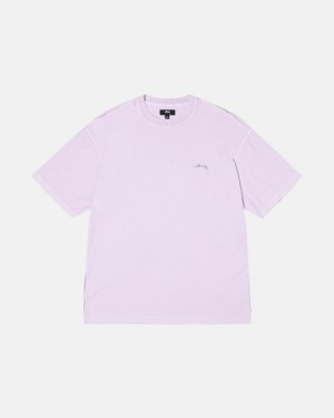 Stussy Pig. Dyed Inside Out Crew Oberteile Herren Lila Österreich | MWL-9741