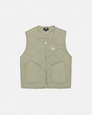 Stussy Recycled Nylon Liner Vest Weste Damen Braun Österreich | UYV-2260