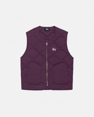 Stussy Recycled Nylon Liner Vest Weste Herren Fuchsie Österreich | UFQ-2026