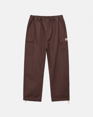 Stussy Ripstop Cargo Beach Pant Hose Damen Braun Österreich | VAW-6497