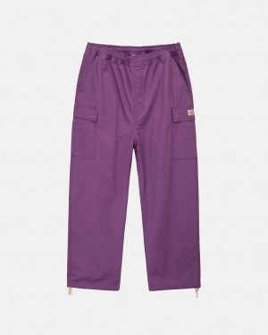 Stussy Ripstop Cargo Beach Pant Hose Herren Lila Österreich | MPC-5698