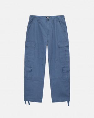 Stussy Ripstop Surplus Cargo Hose Damen Blau Österreich | OIO-0718