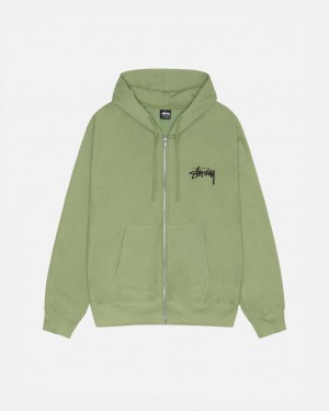 Stussy Skate Tough Zip Hoodie Hoodie Damen Grün Österreich | UJN-2562