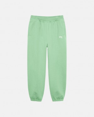 Stussy Stock Logo Sweatpant Sweathose Herren Grün Österreich | BEW-3371