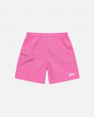 Stussy Stock Wasser Kurzes Bademode Damen Rosa Österreich | PPJ-5072