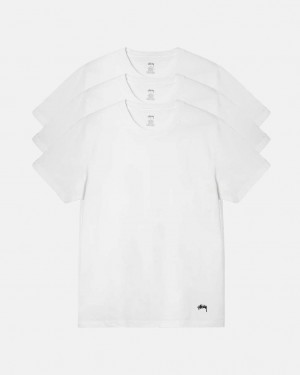 Stussy Stussy Undershirt Hemd Damen Weiß Österreich | FJZ-3345