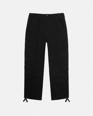 Stussy Surplus Cargo Ripstop Hose Damen Schwarz Österreich | MSW-4206