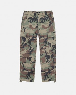 Stussy Surplus Cargo Ripstop Hose Damen Camouflage Österreich | RKB-8322