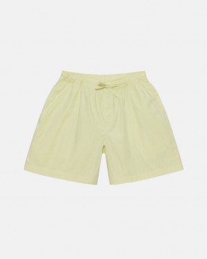 Stussy Tekla Poplin Pyjama Shorts Kurze Hose Herren Hellgrün Österreich | QXM-1190