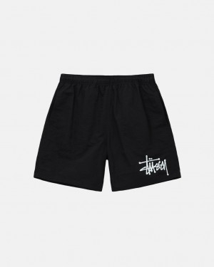 Stussy Wasser Kurzes Big Basic Kurze Hose Damen Schwarz Österreich | BLS-9737