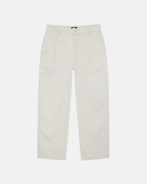 Stussy Workgear Trouser Twill Hose Damen Weiß Österreich | VSA-2147