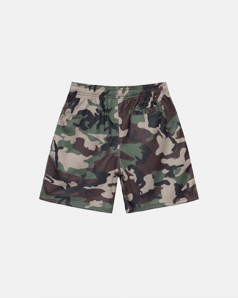 Stussy 4X4 Mesh Kurzes Kurze Hose Damen Camouflage Österreich | UUJ-1822