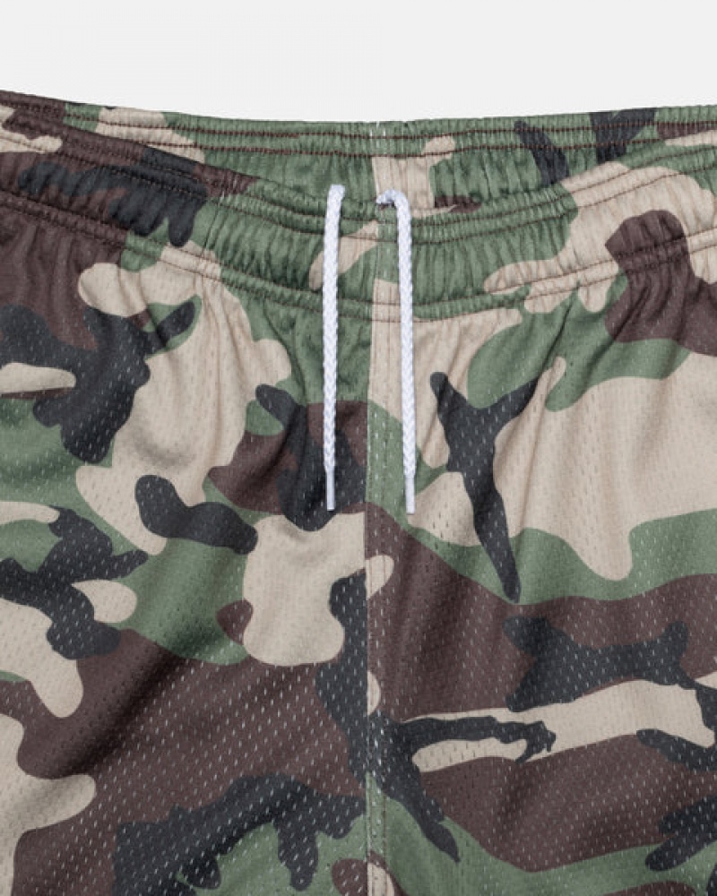 Stussy 4X4 Mesh Kurzes Kurze Hose Damen Camouflage Österreich | UUJ-1822