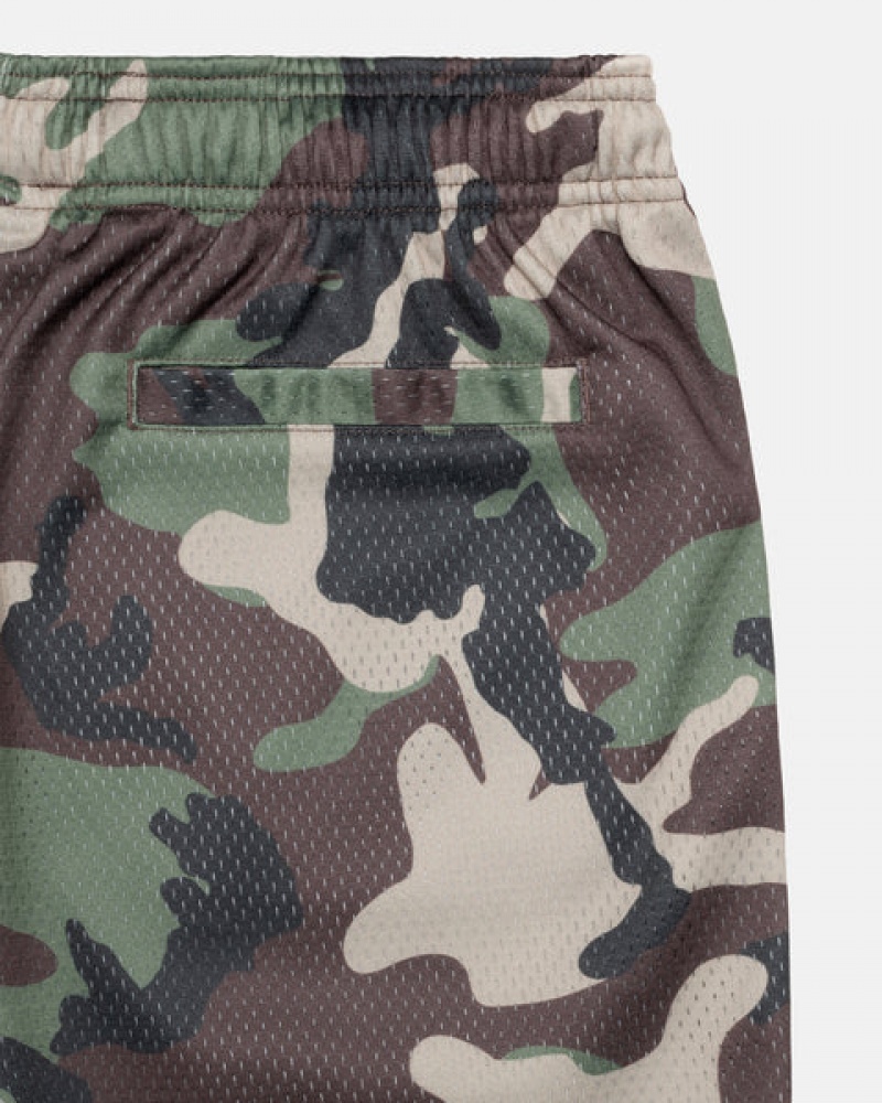 Stussy 4X4 Mesh Kurzes Kurze Hose Damen Camouflage Österreich | UUJ-1822