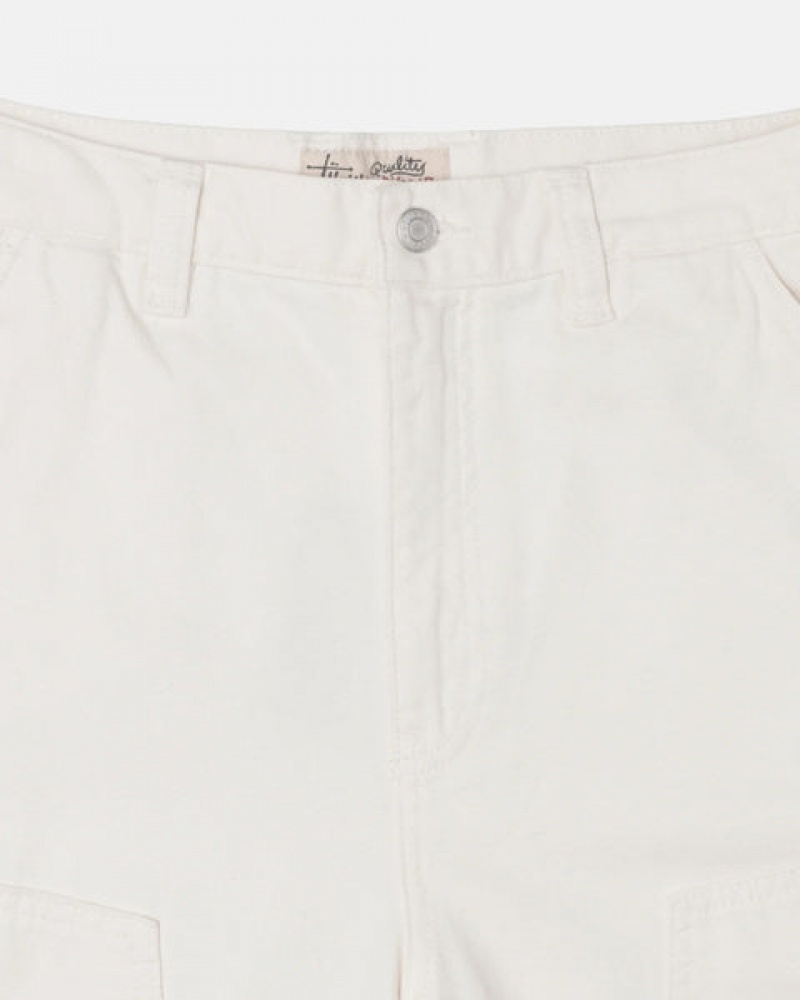 Stussy Arbeits Pant Canvas Hose Damen Beige Österreich | NVN-1183