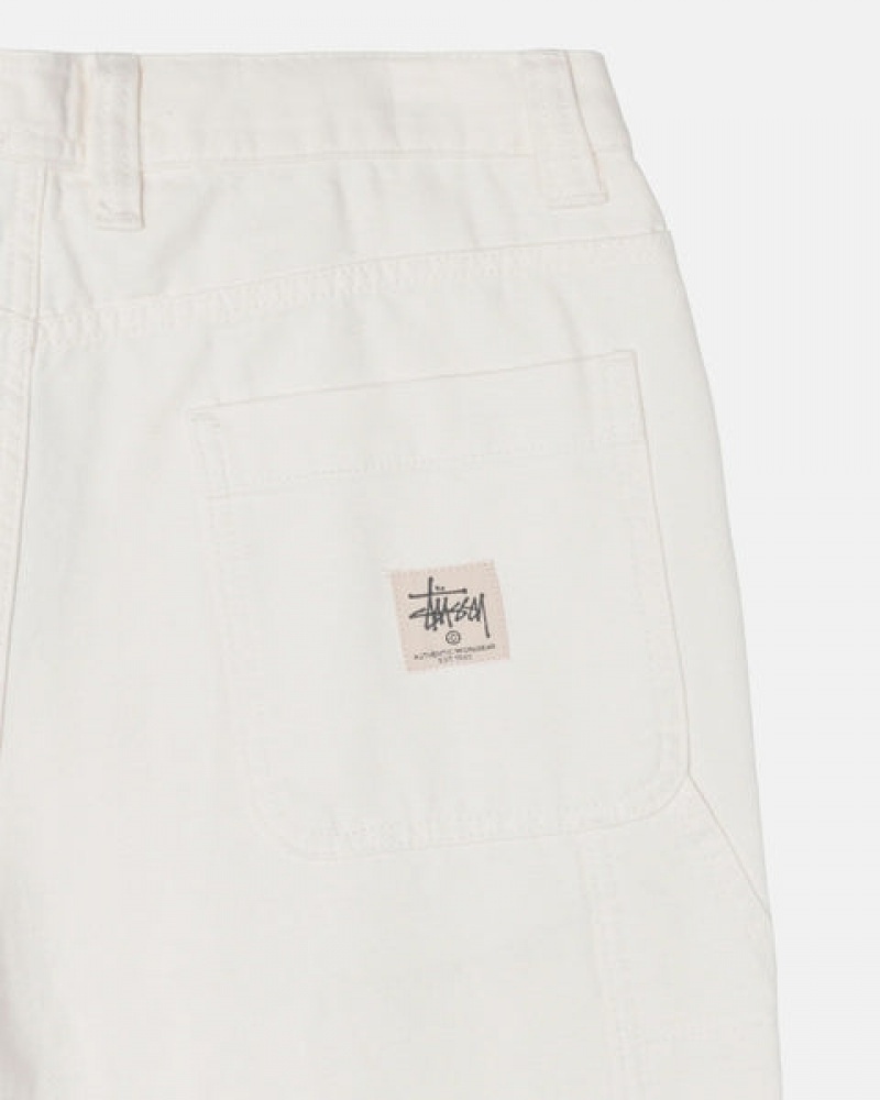 Stussy Arbeits Pant Canvas Hose Damen Beige Österreich | NVN-1183