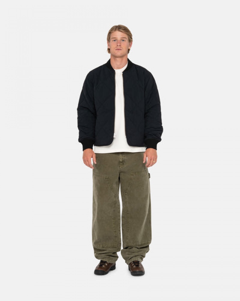 Stussy Arbeits Pant Canvas Hose Damen Olivgrün Österreich | CTT-8203