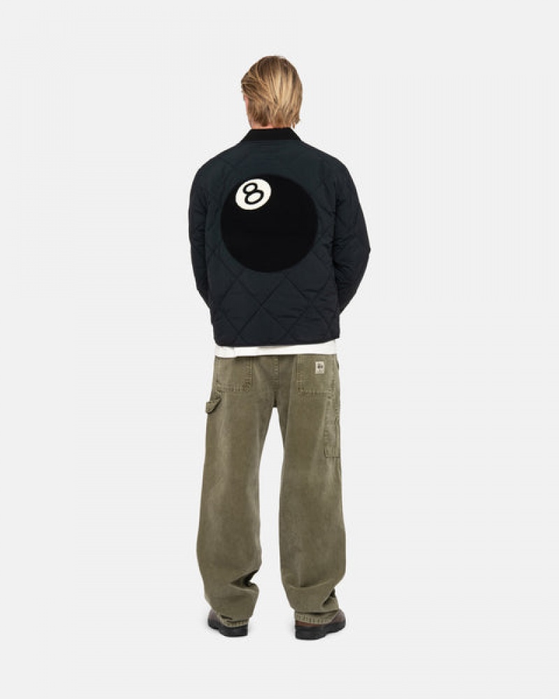 Stussy Arbeits Pant Canvas Hose Herren Olivgrün Österreich | UKD-9601