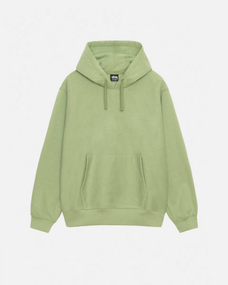 Stussy Back Hood Applique Hood Sweatshirts Damen Grün Österreich | KYV-2898