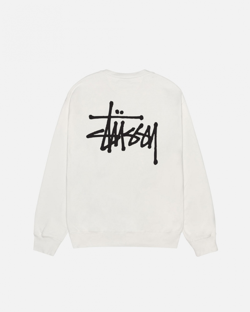 Stussy Basic Stüssy Pigment Dyed Crew Sweatshirts Damen Beige Österreich | ECO-7108