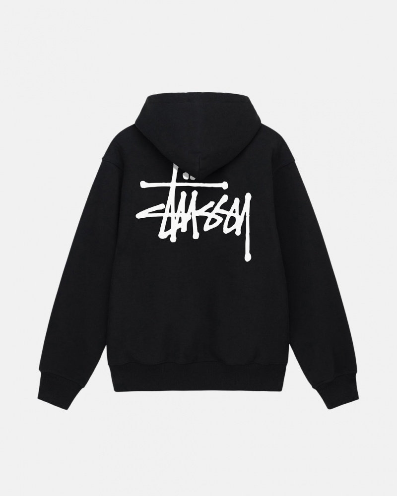 Stussy Basic Stussy Hoodie Hoodie Damen Schwarz Österreich | MJH-6115