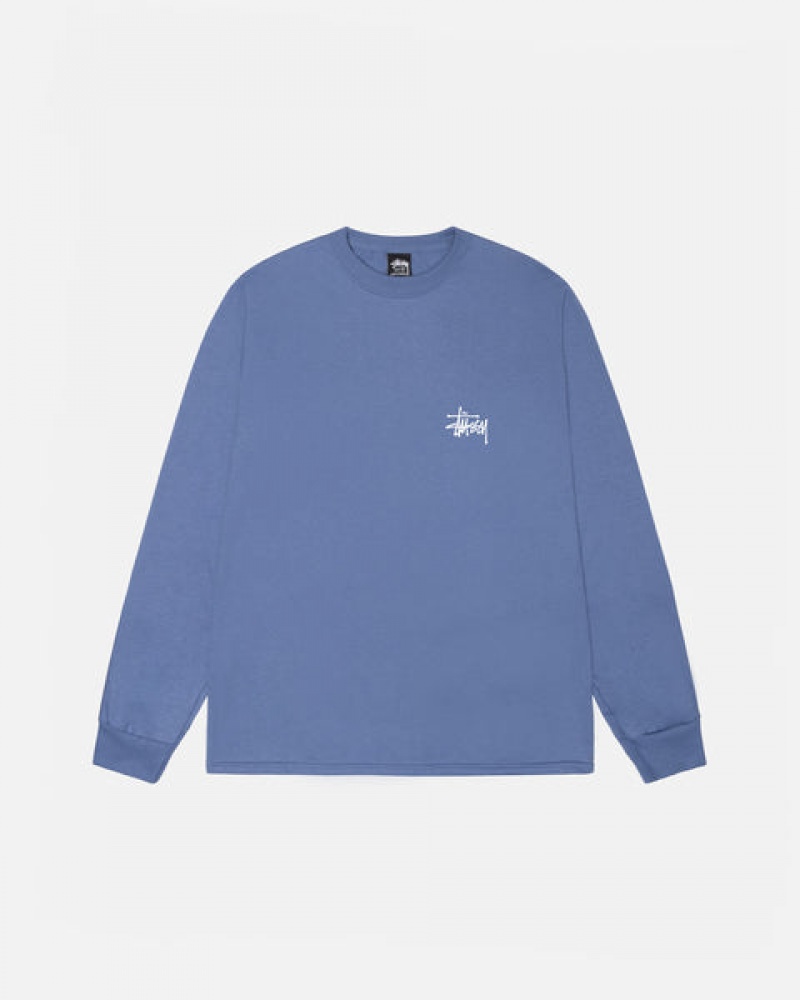 Stussy Basic Stussy Ls Tee Tees Damen Königsblau Blau Österreich | MXK-2072