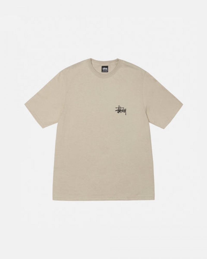 Stussy Basic Stussy Tee Tees Damen Khaki Österreich | CYE-0468