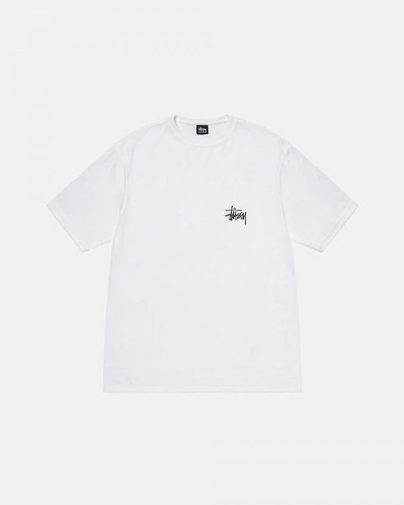 Stussy Basic Stussy Tee Tees Damen Weiß Österreich | YSU-1419